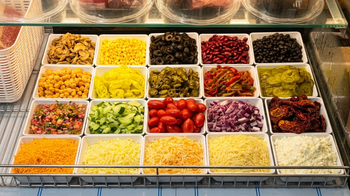 Everything made to order, seven days a week