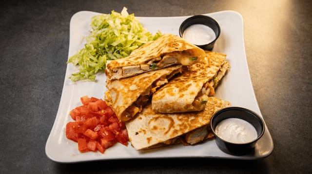 Chicken Quesadilla.