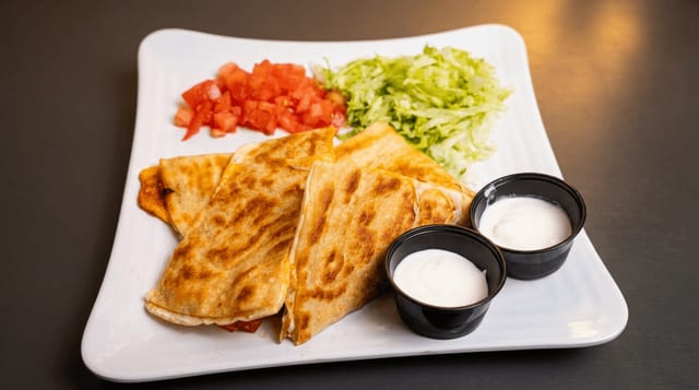 Cheese Quesadilla.