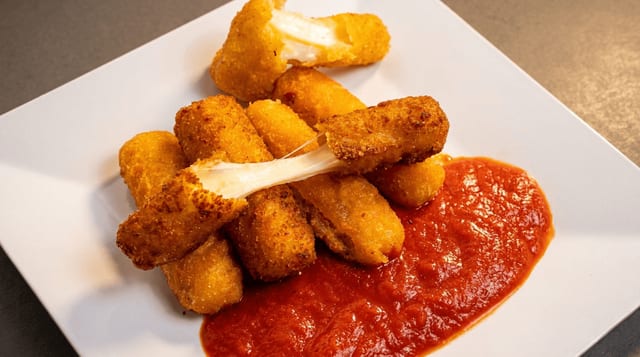 Mozzarella Sticks (6 pc).